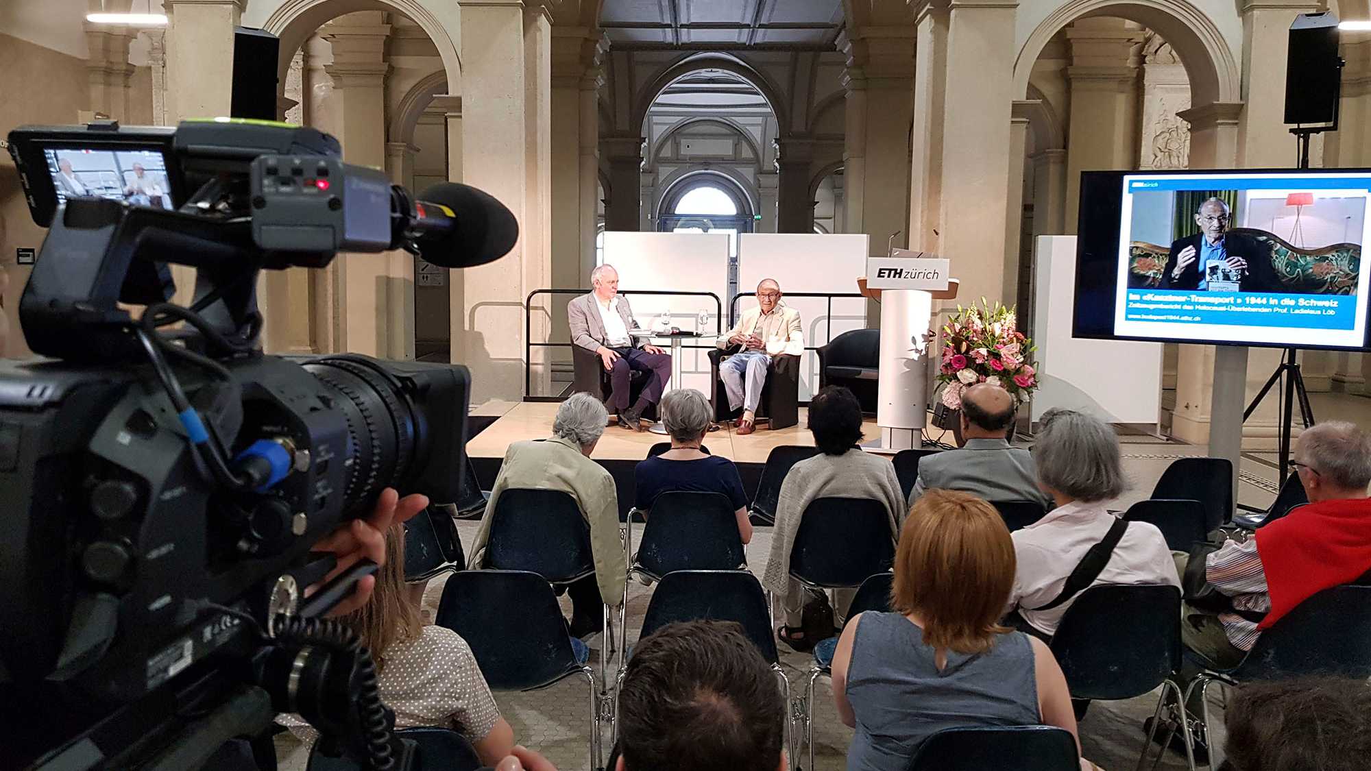 Zeitzeugengespräch am Kulturerbetag der ETH Zürich, 3. Juni 2018